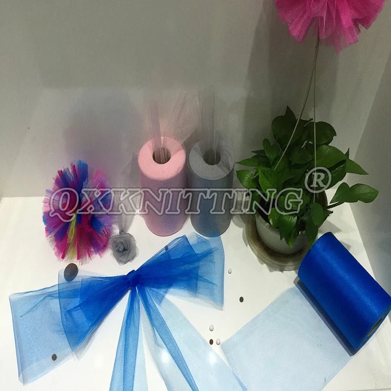 40 Colors Available 100% Nylon Tulle Spool Roll 100Yards(Also Wholesale)