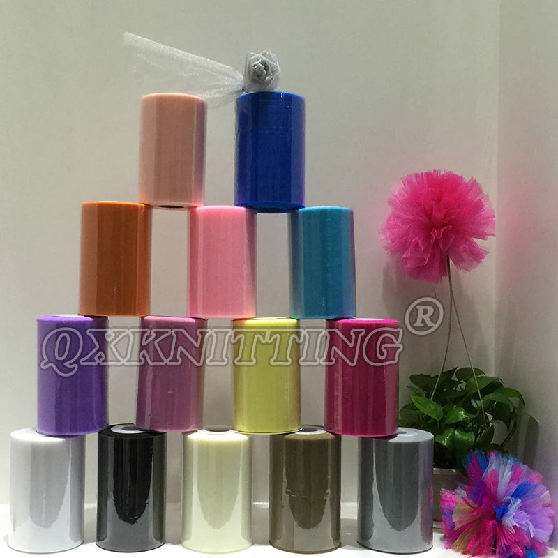 40 Colors Available 100% Nylon Tulle Spool Roll 100Yards(Also Wholesale)