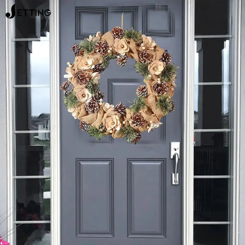 1pcs Polystyrene Foam Wreath Ring Christmas Wreath For DIY Christmas Natal Kids Painted Wedding Party Flower Garland Decor